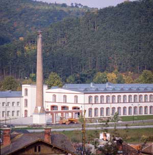 Ehemalige Tuchfabrik Pottenstein, um 1840 – heute Straßenmeisterei